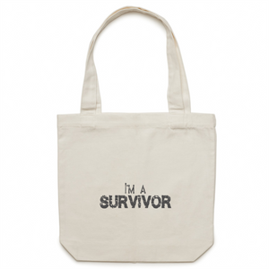 I'm a Survivor - Canvas Tote Bag - Urban Range